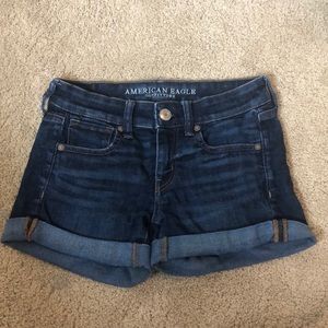 Dark jean shorts!